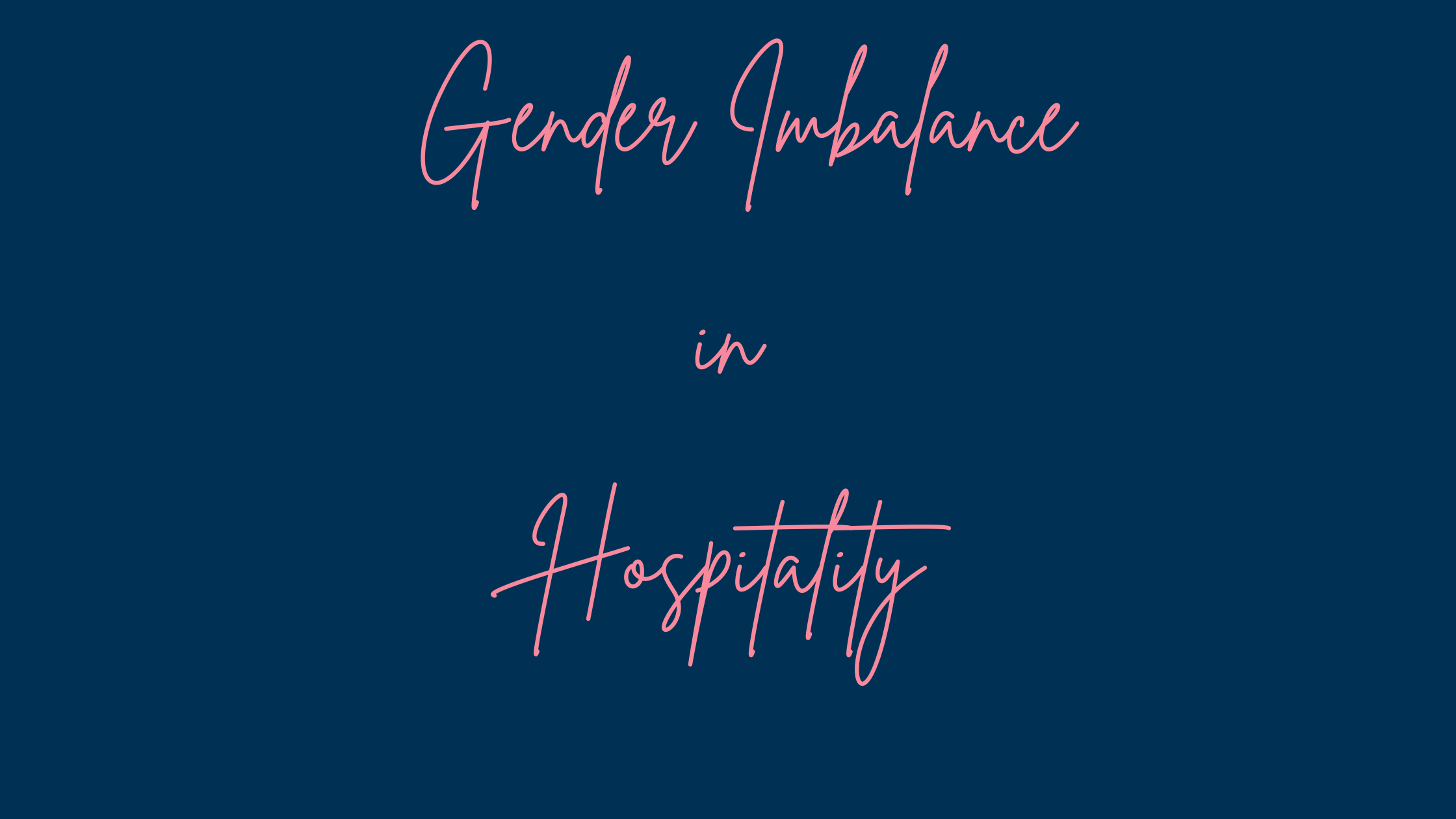 Image for article: Gender Imbalance in Hospitality